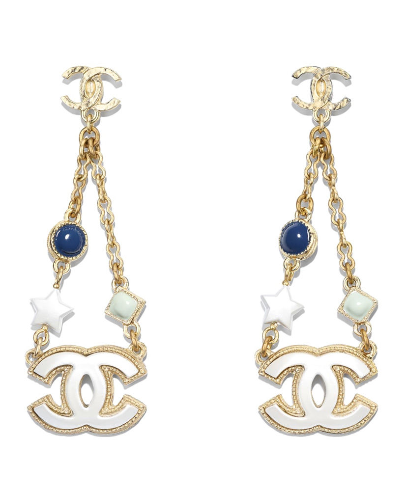 Chanel Earrings AB1058 White