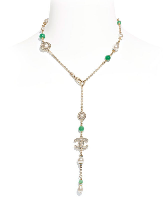 Chanel Necklace AB0592 Green